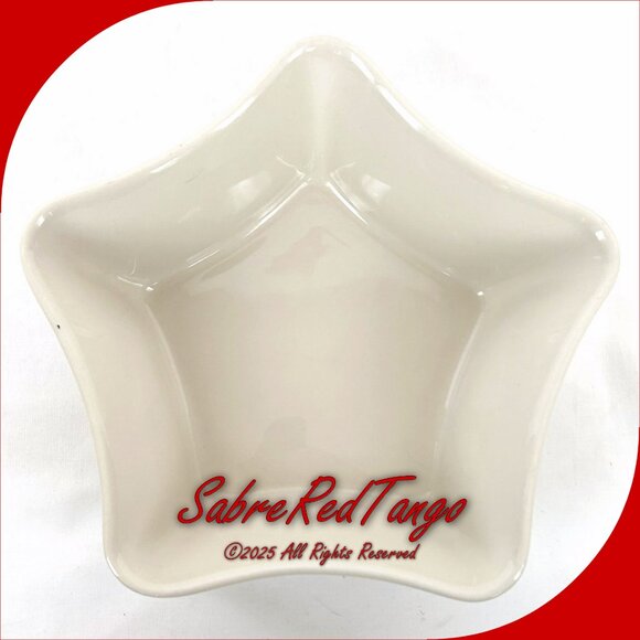 Longaberger 2001 Christmas Red Shining Star Basket Liner Protector Dish Stand - Picture 9 of 10